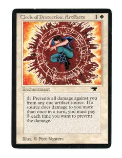 Circle of Protection: Artifacts - Magic the Gathering - MTG - Antiquities HP - Image 1