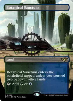 Botanical Sanctum (Borderless) R Outlaws of Thunder Junction 301 NM - Image 1