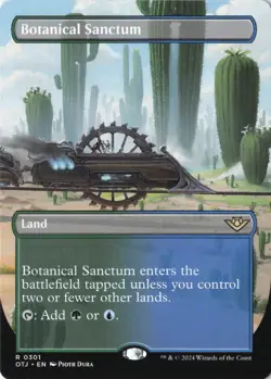 Botanical Sanctum (Borderless) R Outlaws of Thunder Junction 301 NM - Image 1