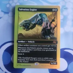 MTG: Salvation Engine (Aetherdrift)(Mythic Rare)(First Place Foil) - Image 1