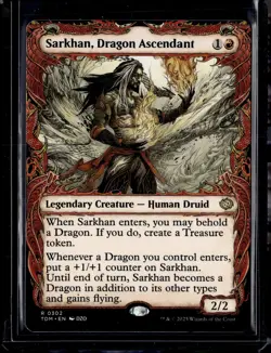 Sarkhan, Dragon Ascendant (0302) (Showcase) - 302 - TDM - NM - MTG - Image 1