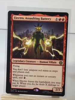 MTG Electro, Assaulting Battery R0076 Marvel's Spider-Man NM - Image 1
