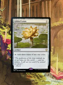 Gilded Lotus Commander: Bloomburrow NM MTG - Image 1