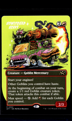 2025 MTG Magic The Gathering DFT Aetherdrift Borderless #342 Howlsquad Heavy - Image 1