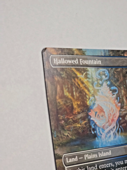 Hallowed Fountain Borderless Dual Side - Pack Dmg Corner - Lorwyn Eclipsed MTG - Image 2