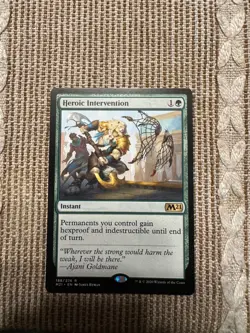 Magic the Gathering Heroic Intervention Core Set 2021 Regular - Image 1