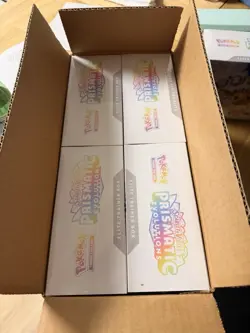 Prismatic Evolutions ETB Dollar General Case Pokemon TCG 4 ETB’s - Image 2