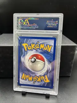 Pokemon Water Energy 1st Edition 102/102 Pokemon WOTC 1999 Vintage PSA 8 Graded - Image 2