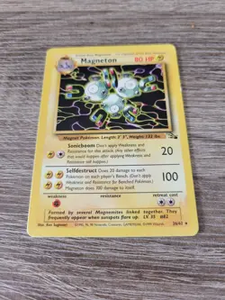 Pokemon TCG Fossil Magneton 26/62 Unlimited Rare Ungraded LP/NM WOTC Pokemon - Image 1
