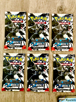 Black Bolt and White Flare Pokemon Card 12 Packs SET NEW, plus other cards - Image 3