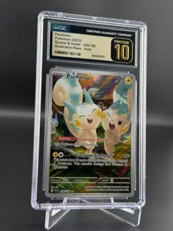 Pachirisu IR Holo 208/198 Pokemon: Scarlet & Violet CGC 10 Pristine BL - Image 1