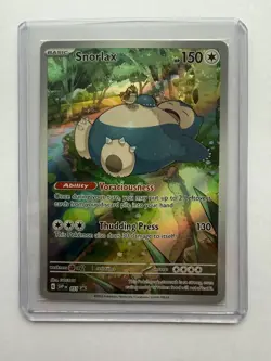 Pokemon TCG Snorlax SVP051 Black Star - 151 ETB Promo - Sealed Illustration Rare - Image 2