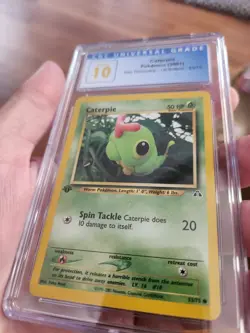 (POP 3) CGC 10 PRISTINE Neo Discovery 1st Edition Caterpie 53/75 2001 Pokemon - Image 2
