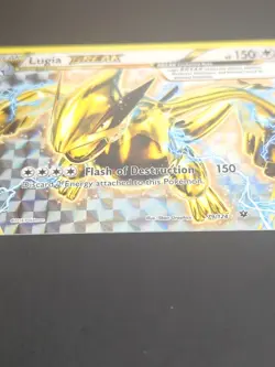 Pokemon Lugia BREAK 79/124 Fates Collide Holographic Near MInt - Image 4