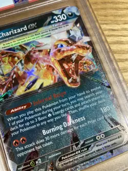 Pokemon TCG Charizard ex PAF 054/091 PSA 9 - Image 2