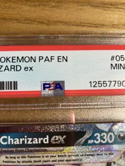 Pokemon TCG Charizard ex PAF 054/091 PSA 9 - Image 4