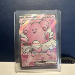 Blissey EX 201/167 Twilight Masquerade Ultra Rare Full Art Pokemon TCG - Image 1