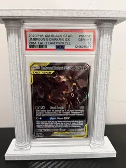 Pokemon Umbreon & Darkrai GX Tag Team Powers Collection Promo #SM241 PSA 10 - Image 1