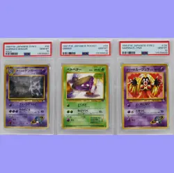 Pokemon Japanese Banned Sabrina's Gengar,Grimer & Sabrina's Jynx PSA 10 Gem Mint - Image 1