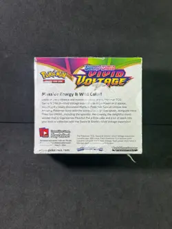 Pokemon TCG Sword & Shield Vivid Voltage Booster Box - 36 Packs - Sealed - Image 5