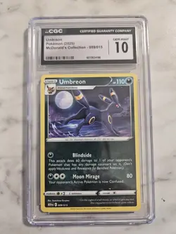 Umbreon Pokemon 2025 McDonald's Collection - 009/015 Cgc Gem Mint 10 - Image 1