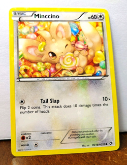 POKEMON MINCCINO RC18/RC25 LEGENDARY TREASURES RADIANT COLLECTION LP - Image 1