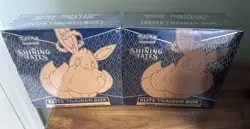 2x Pokemon Shining Fates Elite Trainer Box ETB Factory Sealed - Image 1