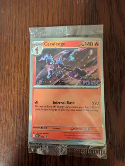 Pokemon TCG Phantasmal Flames Prerelease Staff Promo Set New English - Image 1