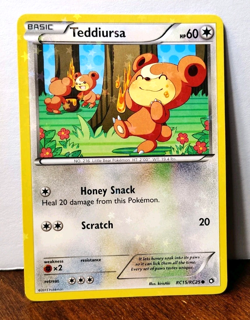 POKEMON TEDDIURSA RC15/RC25 LEGENDARY TREASURES RADIANT COLLECTION LP-NM - Image 1