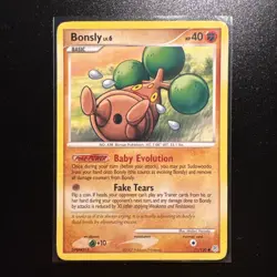 Pokemon Bonsly 71/130 Diamond And Pearl Regular LP Condition Pokemon TCG LP+ - Image 1