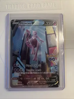 Mewtwo V (Alternate Full Art) 072/078 Pokemon GO Holo - Image 1