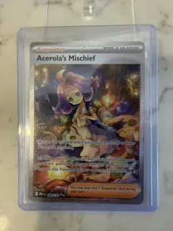 Acerola’s Mischief #183 Pokemon Mega Evolution - Raw - Trainer FA Rare Mint - Image 3