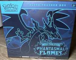 Pokemon Phantasmal Flames (ME02) Elite Trainer Box ETB Factory Sealed - Image 1
