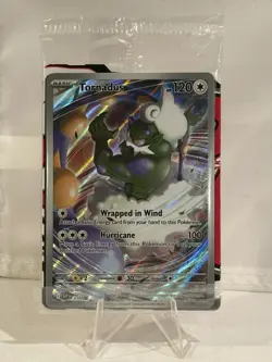 Pokemon Tornadus Illustration Rare Black Star Promo, SVP210, White Flare -SEALED - Image 1