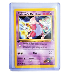 Sabrina's Mr. Mime 94/132 Pokemon TCG 1st Edition Gym Heroes NM Vintage 2000 - Image 1