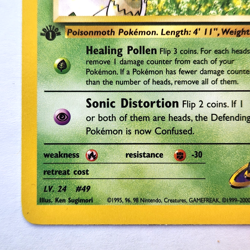 Sabrina's Venomoth 34/132 Pokemon TCG 1st Edition Gym Heroes NM Vintage 2000 - Image 5