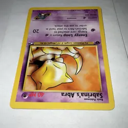 Sabrina's Abra 091/132 Gym Heroes 1st Edition - 2000 WotC - NM+/M - Image 3