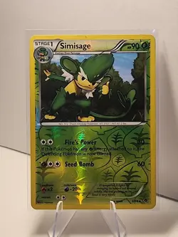 Simisage 2/98 Emerging Powers Reverse Holo Pokemon TCG LP - Image 1