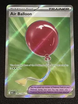 Pokemon TCG Mega Evolution Air Balloon Ultra Rare 166/132 NM - Image 1