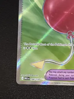 Pokemon TCG Mega Evolution Air Balloon Ultra Rare 166/132 NM - Image 5