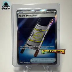 Night Stretcher 173/132 Full Art Pokemon TCG: Mega Evolution MINT SHIPPED TODAY! - Image 1