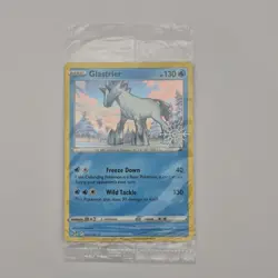 SEALED Pokemon Glastrier 051/196 Holo Advent Calander Snowflake Stamped - Image 1
