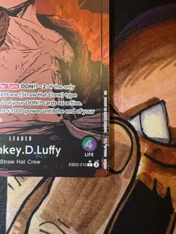 2025 One Piece Anime 25th Collection Monkey D. Luffy Alternate Art #EB02-010 - Image 4