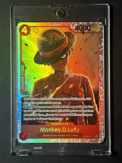 One Piece TCG Monkey.D.Luffy OP12-015 English SR Legacy of the Master - Image 1