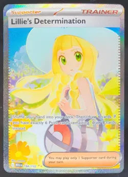 2025 Pokemon Mega Evolution Lillie's Determination Special Illustration Rare SO - Image 1