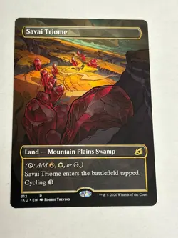 Savai Triome - Showcase - Ikoria - Near Mint - MTG - Image 1