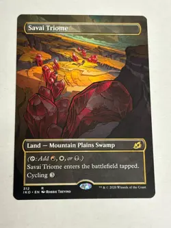 Savai Triome - Showcase - Ikoria - Near Mint - MTG - Image 2