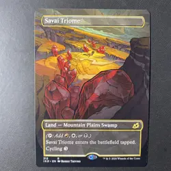 Savai Triome Showcase Ikoria: Lair of Behemoths MTG Magic The Gathering NM - Image 1