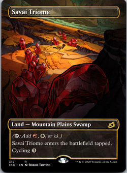 Savai Triome (Showcase) (312) Ikoria: Lair of Behemoths Regular NM - Image 1
