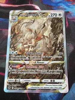 Hisuian Zoroark VSTAR Pokemon Crown Zenith: Galarian Gallery #GG56/GG70 NM Card - Image 1